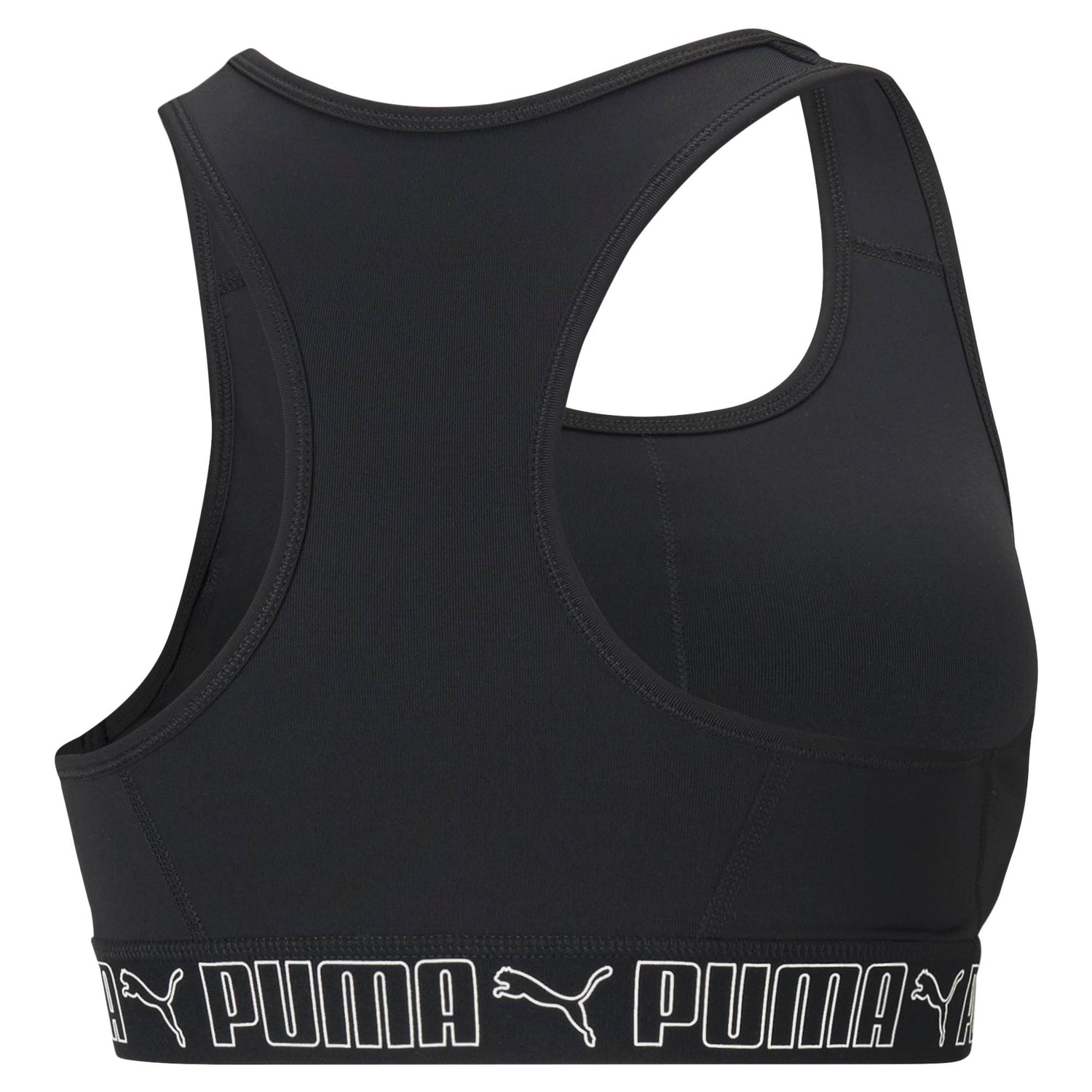 Puma Womens Mid Impact Elastic Training Sports Bra